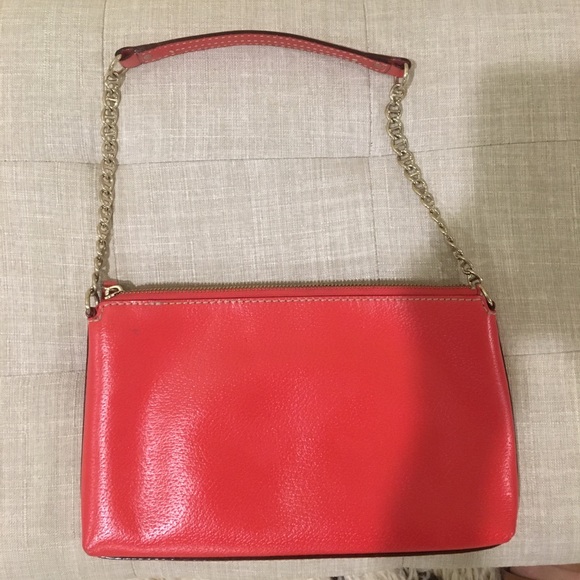 Kate Spade Red Leather Small Hobo Bag - Picture 2 of 5